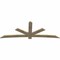 Ekena Millwork Alberta Rough Sawn Timber Gable Bracket, Douglas Fir, 108"W x 40"H x 2"D x 6"F, 9/12 Pitch GBW108X40X0206ALB00RDF - alternate 3